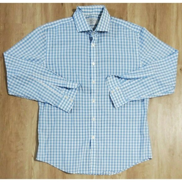 Charles Tyrwhitt Other - Charles Tyrwhitt Mens Extra Slim Fit Blue Check